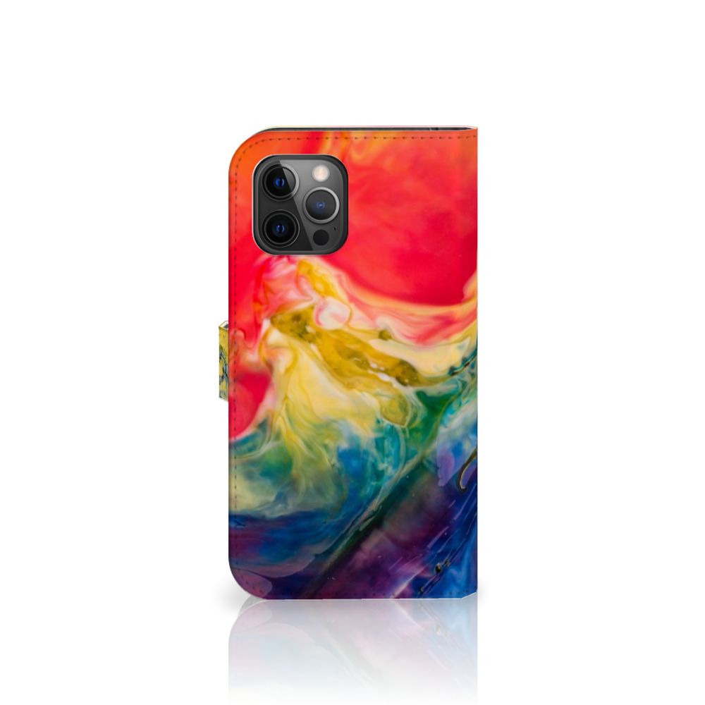 Hoesje Apple iPhone 12 Pro Max Watercolor Dark