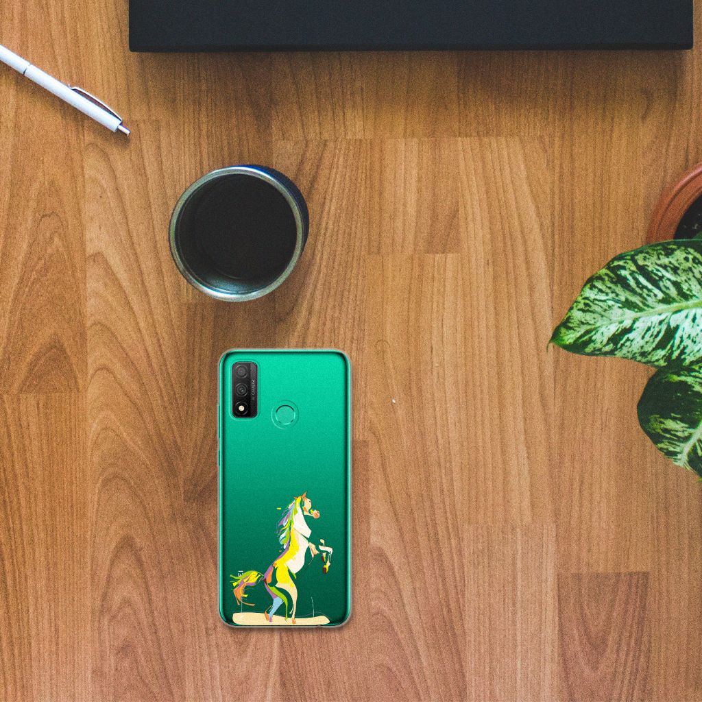 Huawei P Smart 2020 Telefoonhoesje met Naam Horse Color