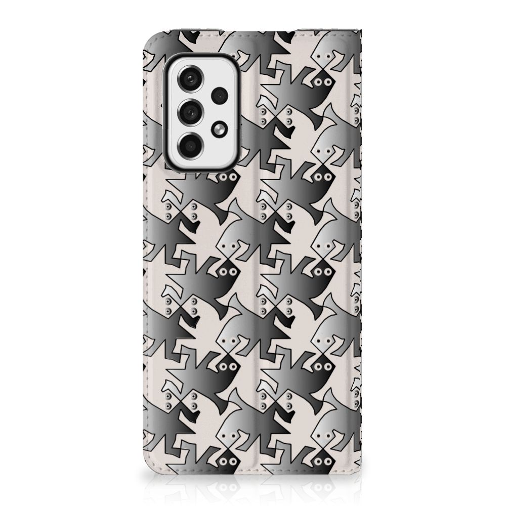 Samsung Galaxy A73 Hoesje maken Salamander Grey - B2C Telecom
