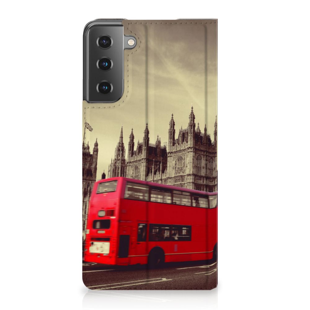 Samsung Galaxy S21 Plus Book Cover Londen - B2C Telecom