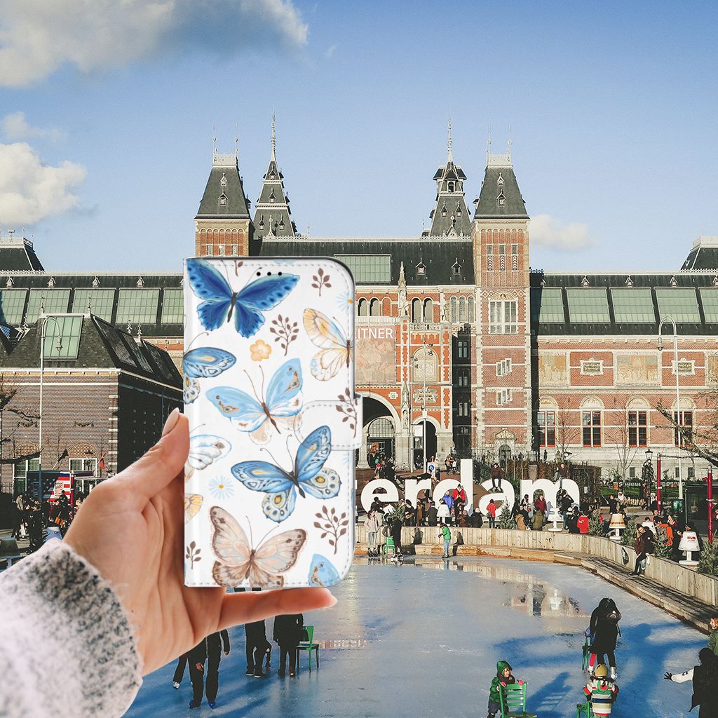 Telefoonhoesje met Pasjes voor iPhone 13 Pro Max Vlinder
