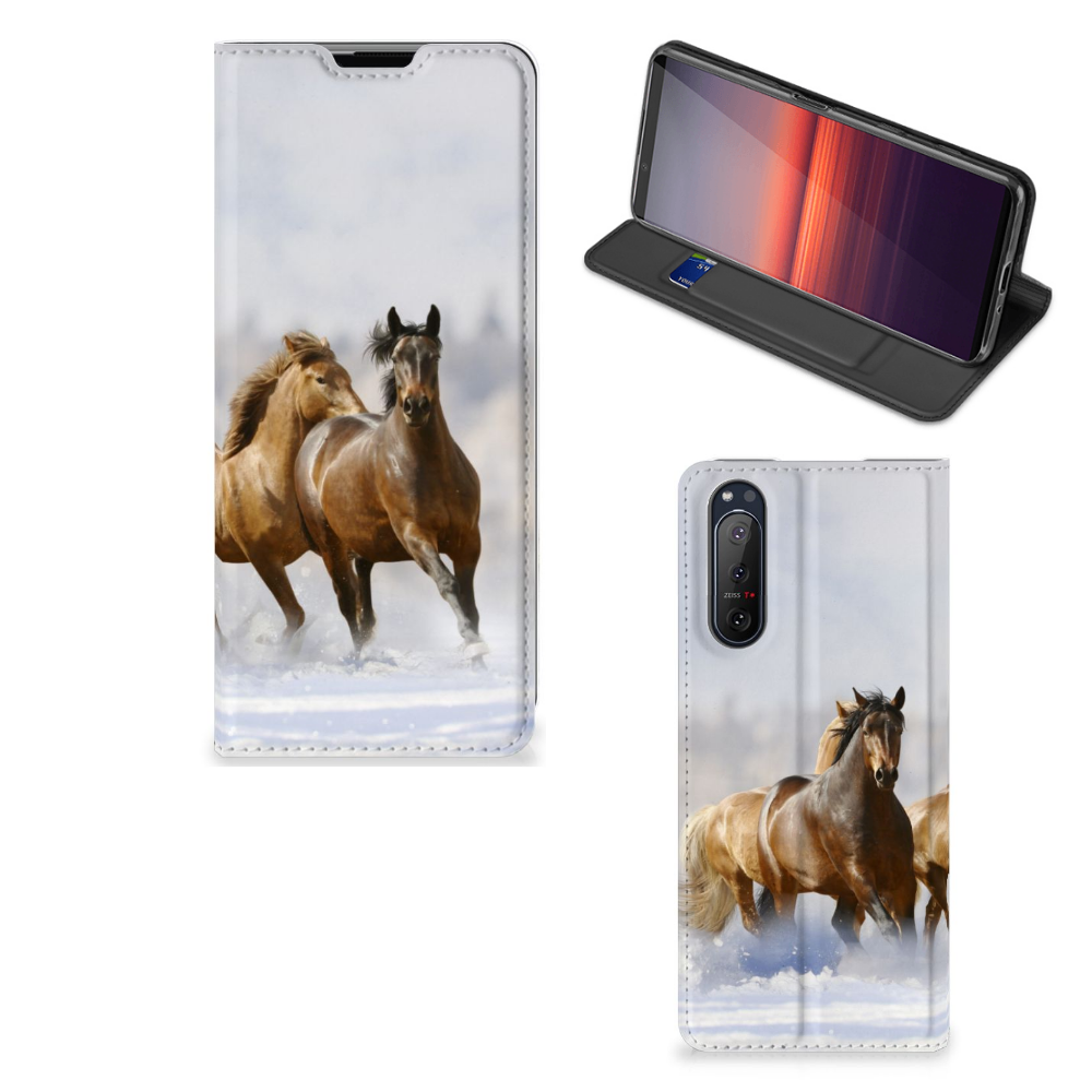 Sony Xperia 5 II Hoesje maken Paarden - B2C Telecom