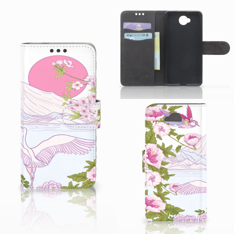 Microsoft Lumia 650 Telefoonhoesje met Pasjes Bird Standing