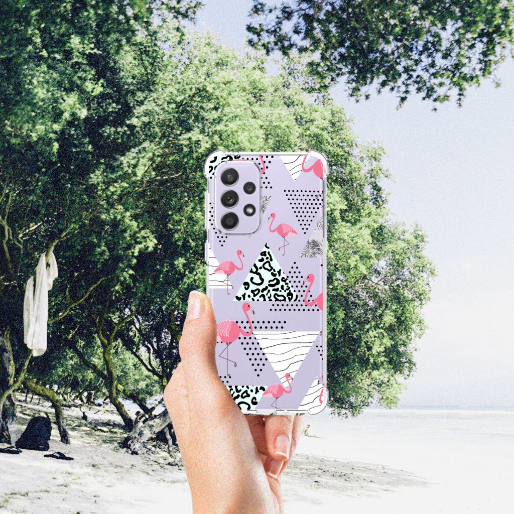 Samsung Galaxy A33 Case Anti-shock Flamingo Triangle B2C Telecom