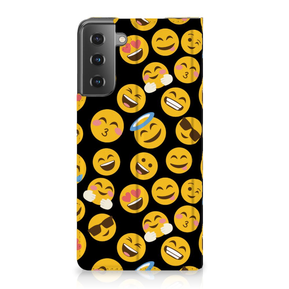 Samsung Galaxy S21 Plus Hoesje met Magneet Emoji - B2C Telecom