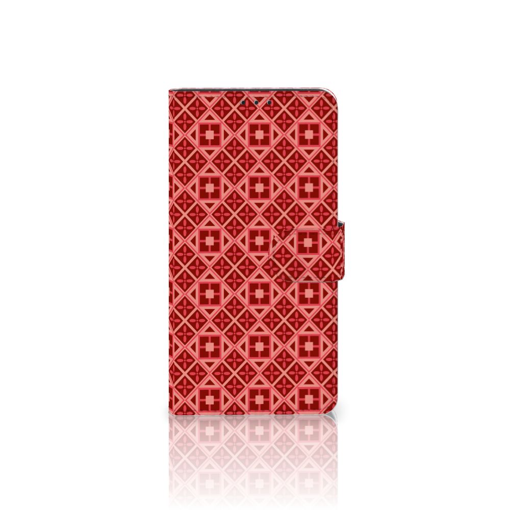 Xiaomi Mi Note 10 Pro Telefoon Hoesje Batik Rood