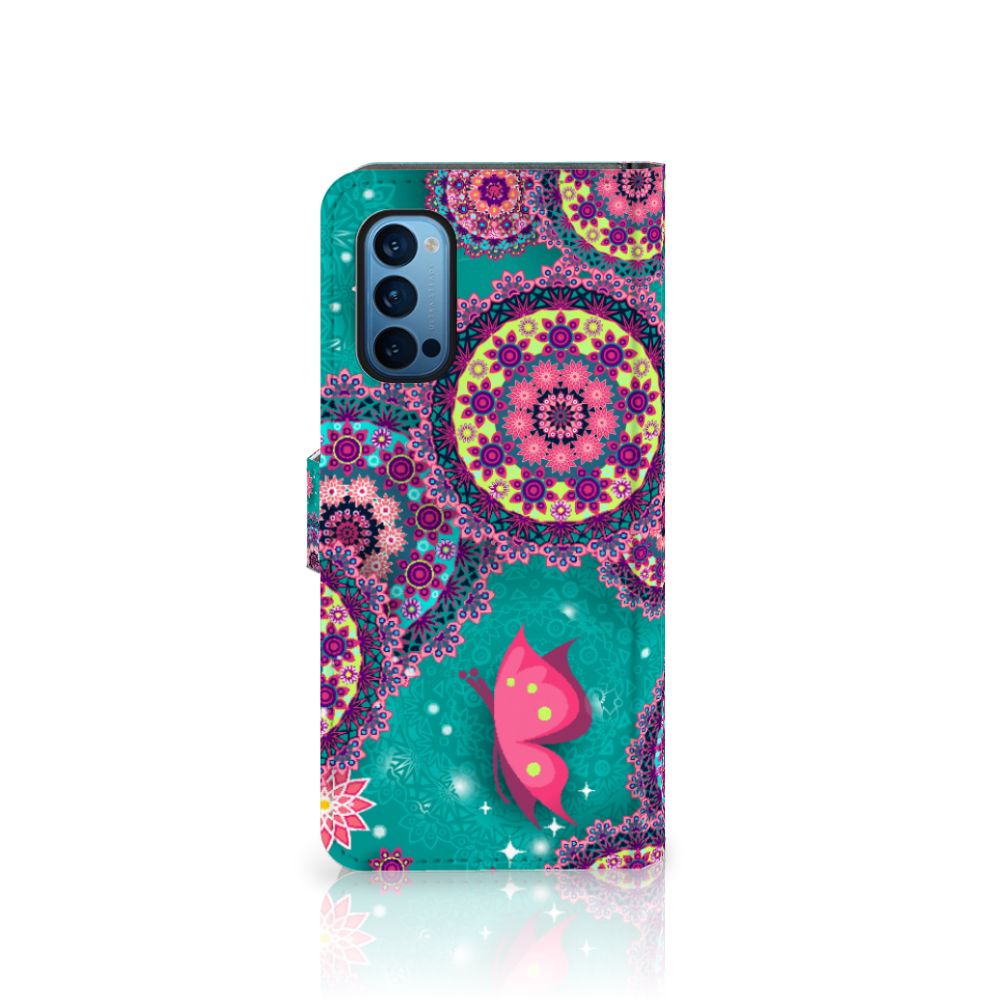 OPPO Reno 4 Pro 5G Hoesje Cirkels en Vlinders