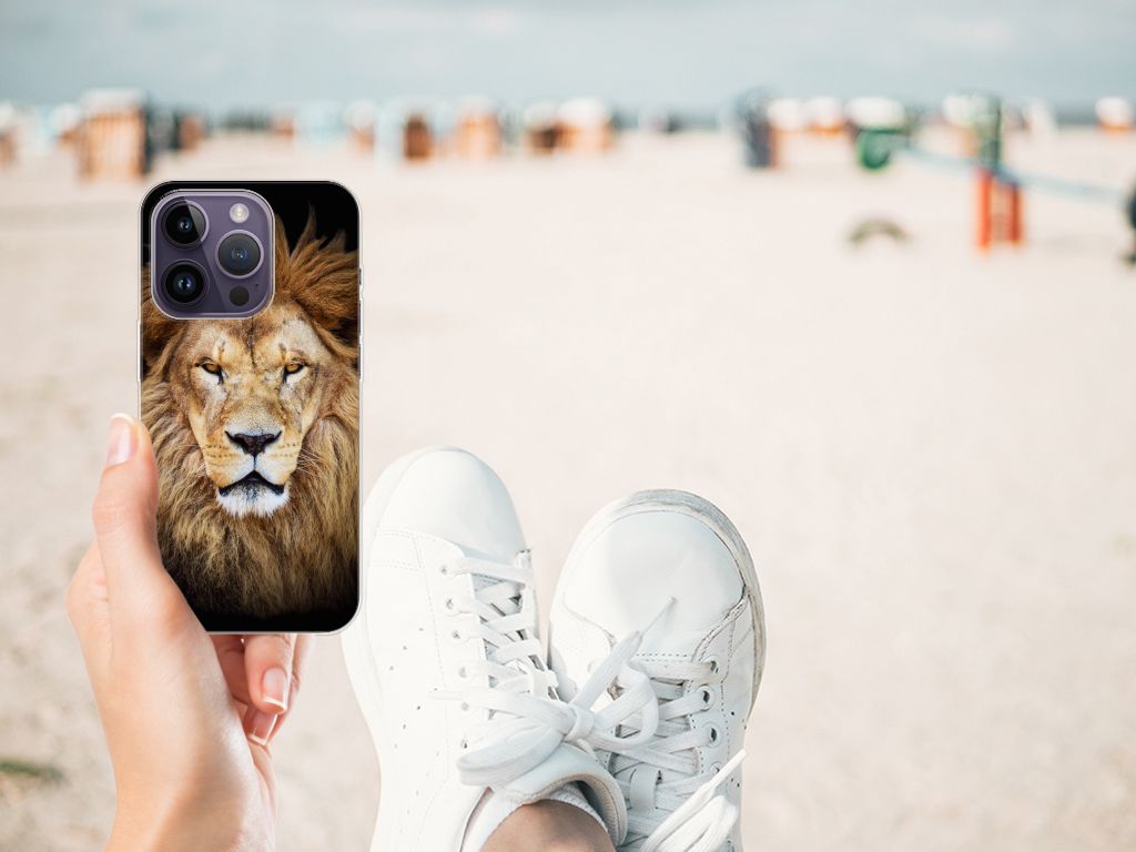 Apple iPhone 14 Pro TPU Hoesje Leeuw B2C Telecom