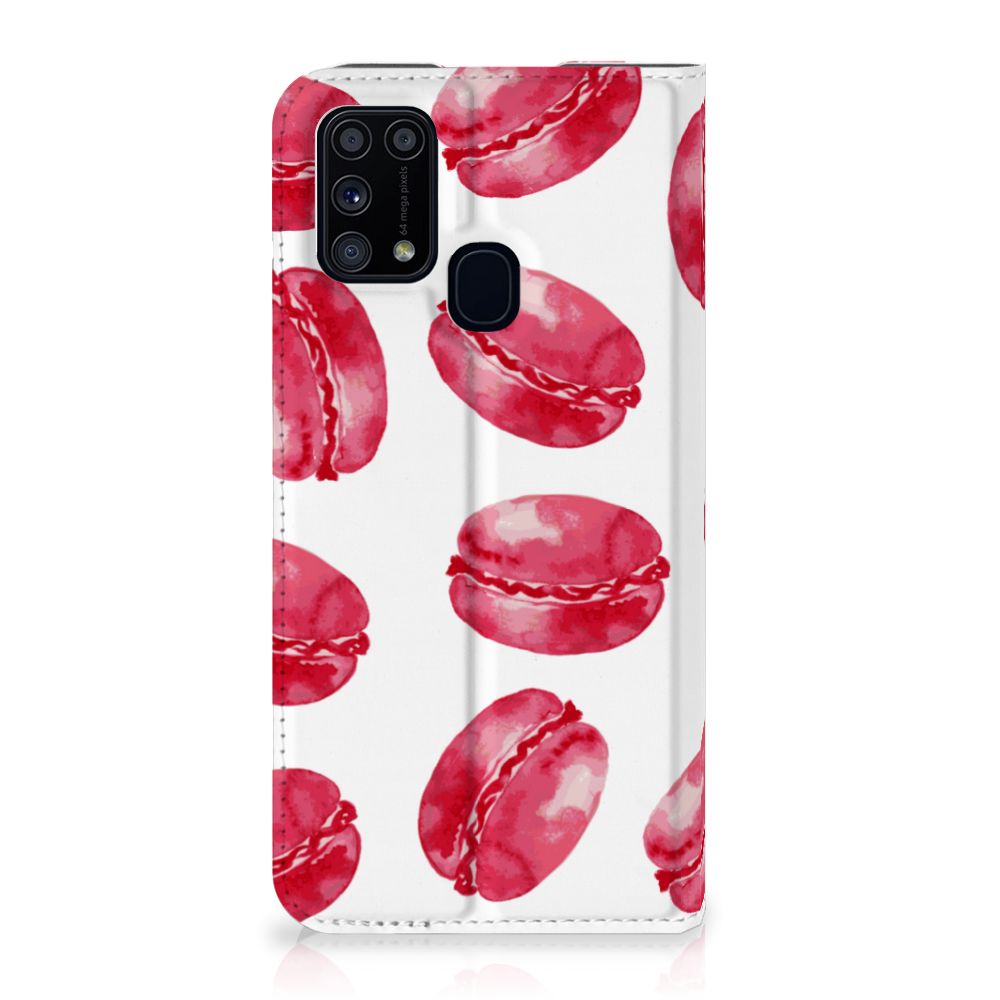 Samsung Galaxy M31 Flip Style Cover Pink Macarons - B2C Telecom