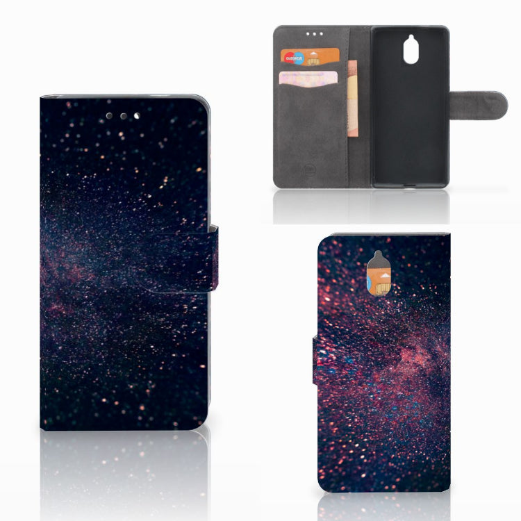 Nokia 3.1 (2018) Book Case Stars