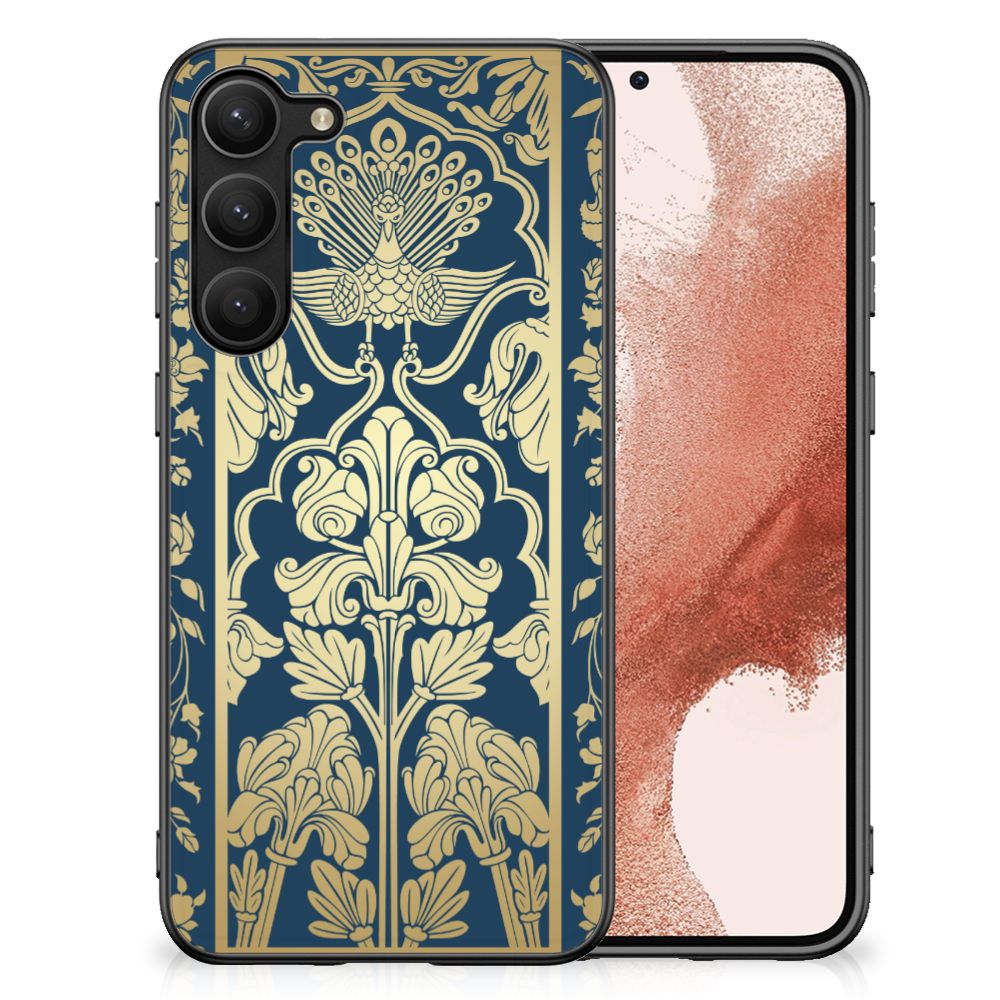 Samsung Galaxy S23 Plus Bloemen Hoesje Beige Flowers B2C Telecom