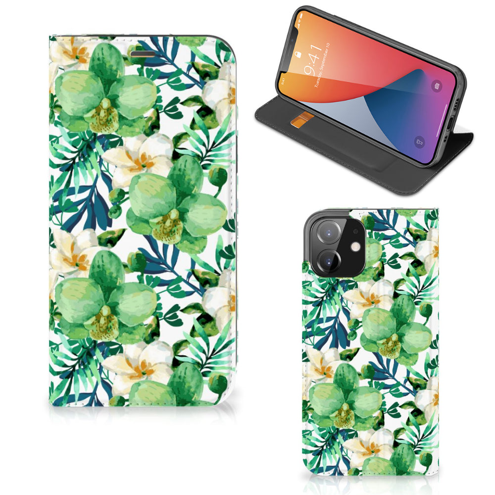 iPhone 12 | iPhone 12 Pro Smart Cover Orchidee Groen