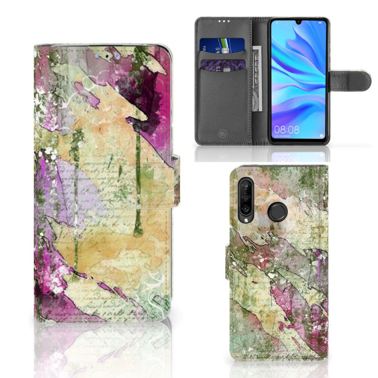 Hoesje Huawei P30 Lite (2020) Letter Painting