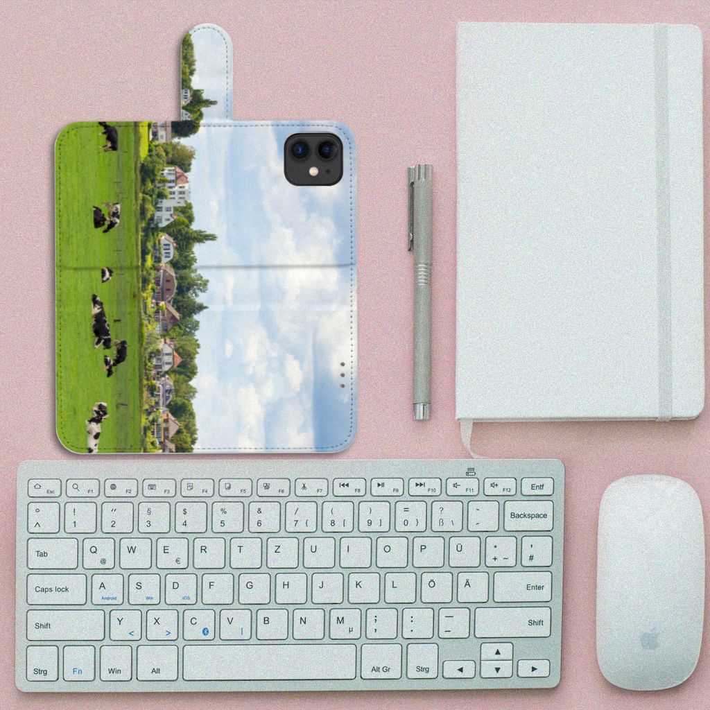 Apple iPhone 11 Telefoonhoesje met Pasjes Koeien
