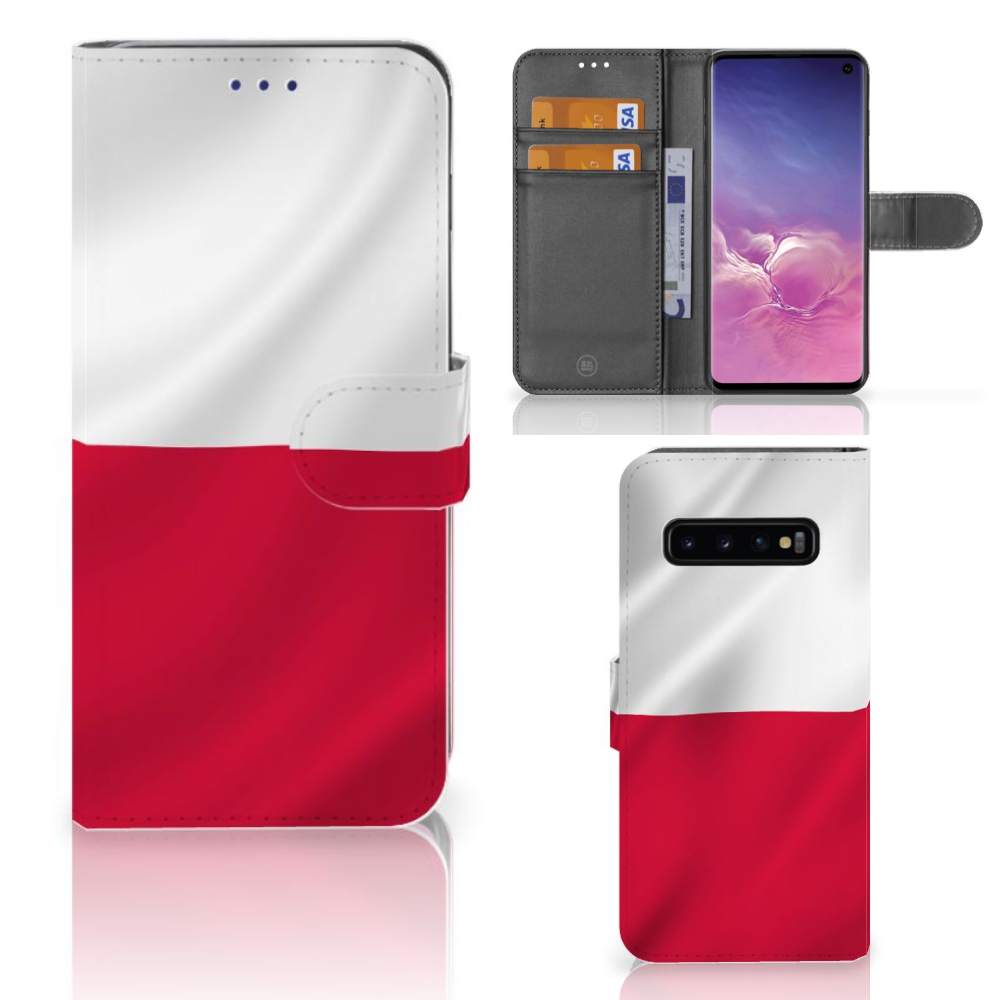 Samsung Galaxy S10 Bookstyle Case Polen
