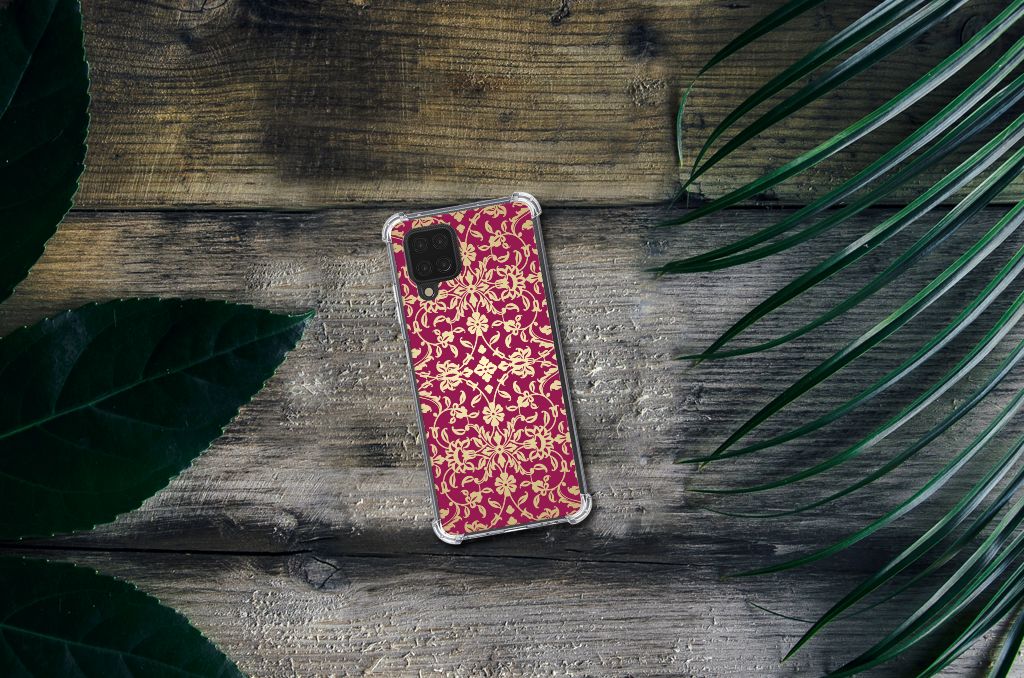 Anti Shock Case Samsung Galaxy A12 Barok Pink - B2C Telecom