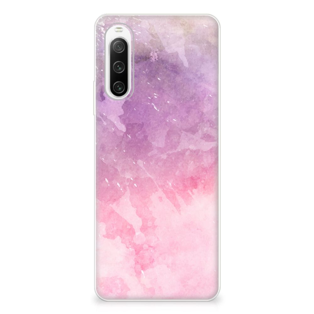 Hoesje maken Sony Xperia 10 IV Pink Purple Paint