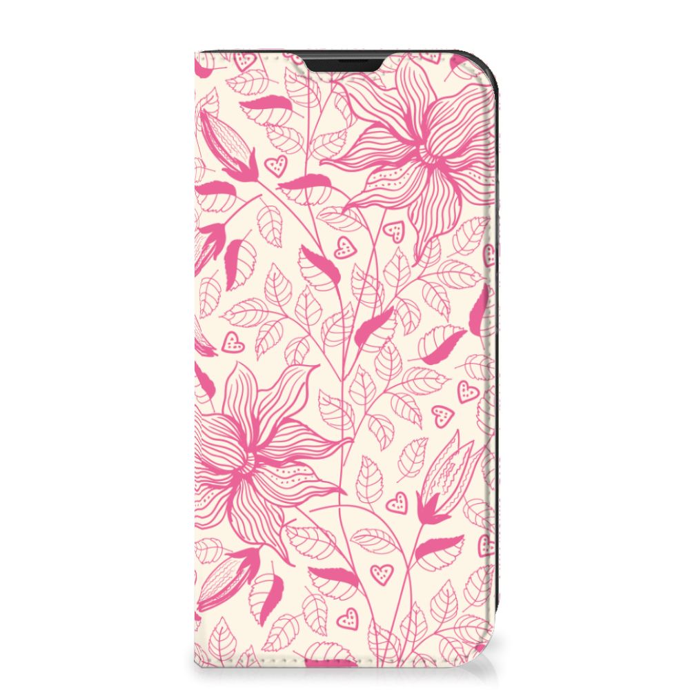 Samsung Galaxy Xcover 6 Pro Smart Cover Pink Flowers