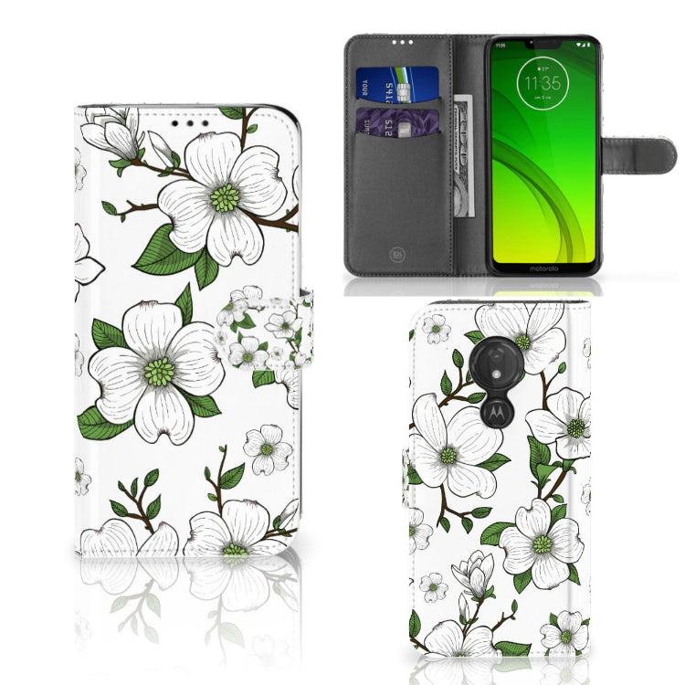 Motorola Moto G7 Power Hoesje Dogwood Flowers