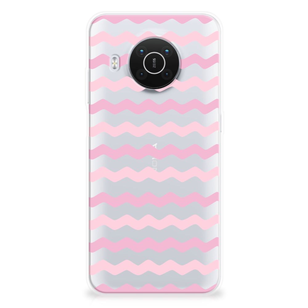 Nokia X10 | X20 TPU bumper Waves Roze