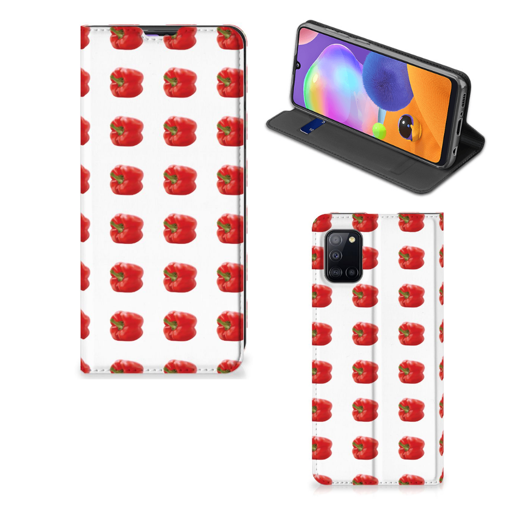 Samsung Galaxy A31 Flip Style Cover Paprika Red - B2C Telecom