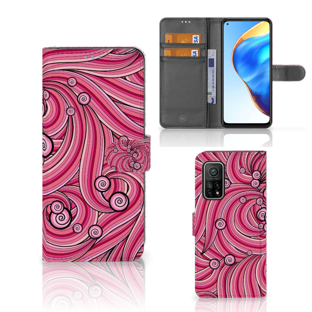 Xiaomi Mi 10T Pro | Mi 10T Hoesje Swirl Pink