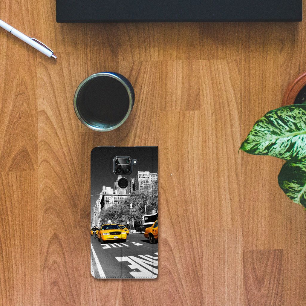 Xiaomi Redmi Note 9 Book Cover New York Taxi - B2C Telecom