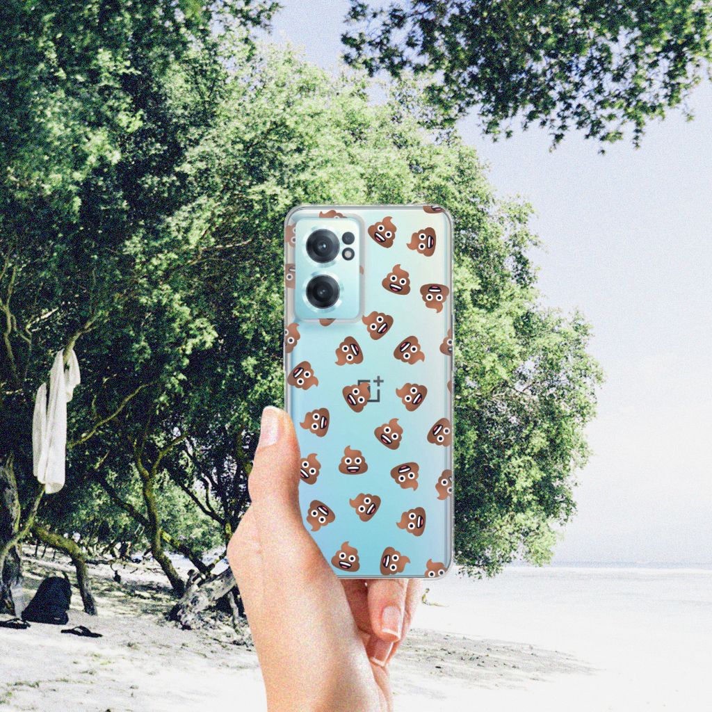 TPU bumper voor OnePlus Nord CE 2 5G Poep Emojis B2C Telecom