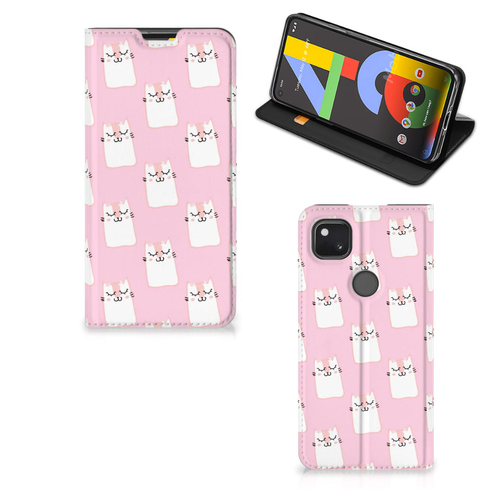 Google Pixel 4a Hoesje maken Sleeping Cats