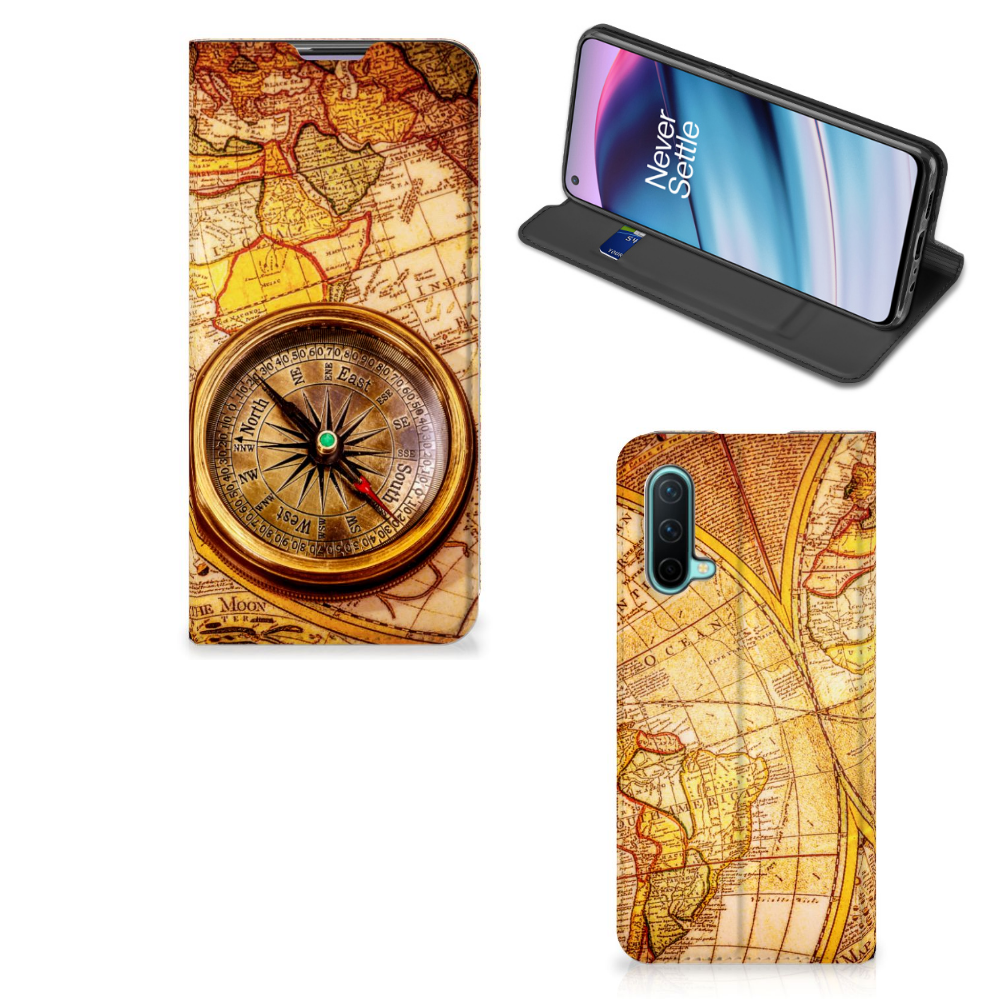 OnePlus Nord CE 5G Book Cover Kompas - B2C Telecom