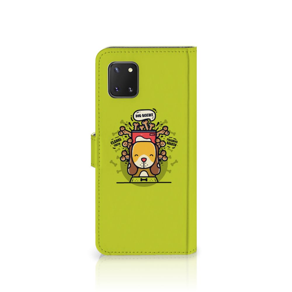 Samsung Note 10 Lite Leuk Hoesje Doggy Biscuit