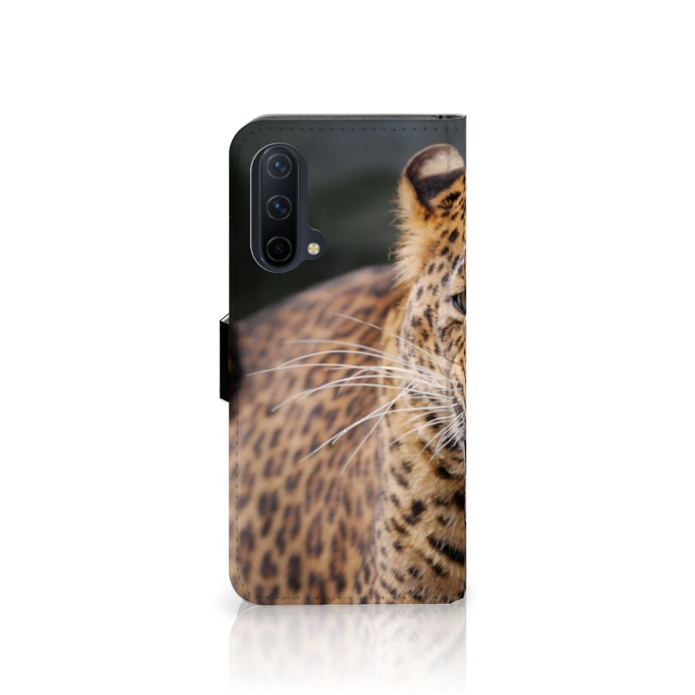 OnePlus Nord CE 5G Telefoonhoesje met Pasjes Luipaard