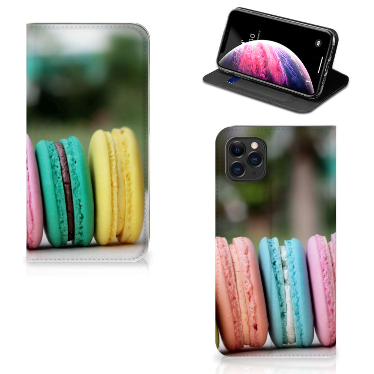 Apple iPhone 11 Pro Max Flip Style Cover Macarons