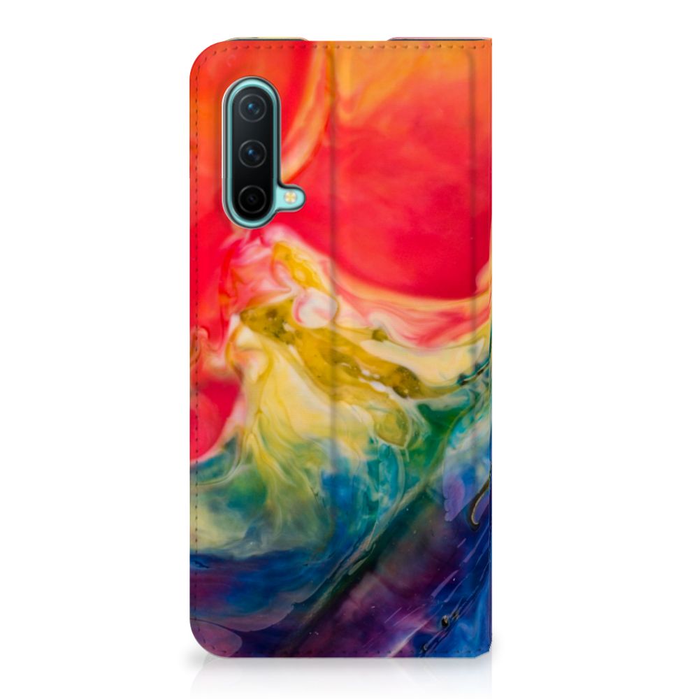 Bookcase OnePlus Nord CE 5G Watercolor Dark - B2C Telecom