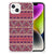 iPhone 14 Doorzichtige Silicone Hoesje Aztec Paars B2C Telecom