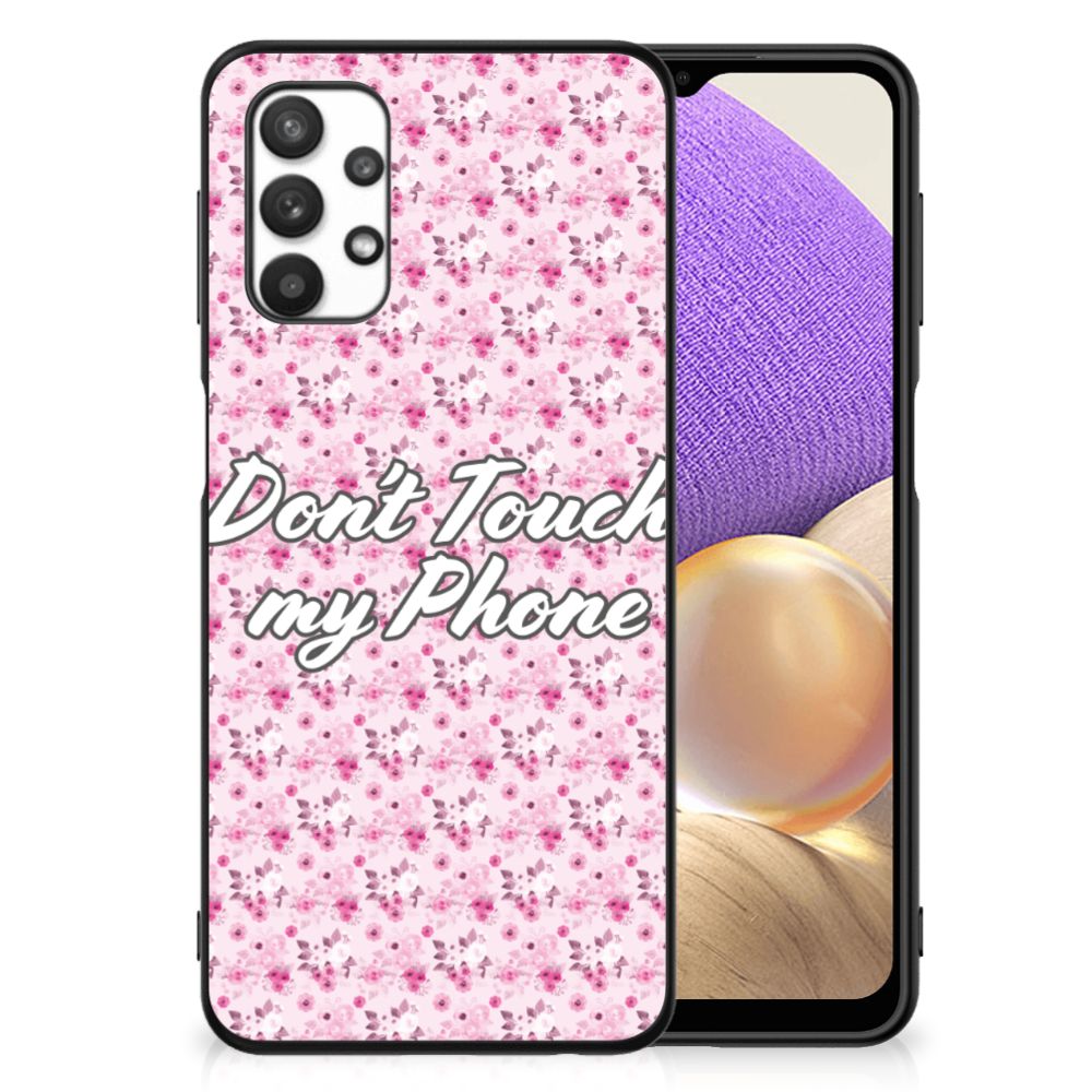 Samsung Galaxy A32 5G Telefoon Hoesje Flowers Pink DTMP B2C Telecom