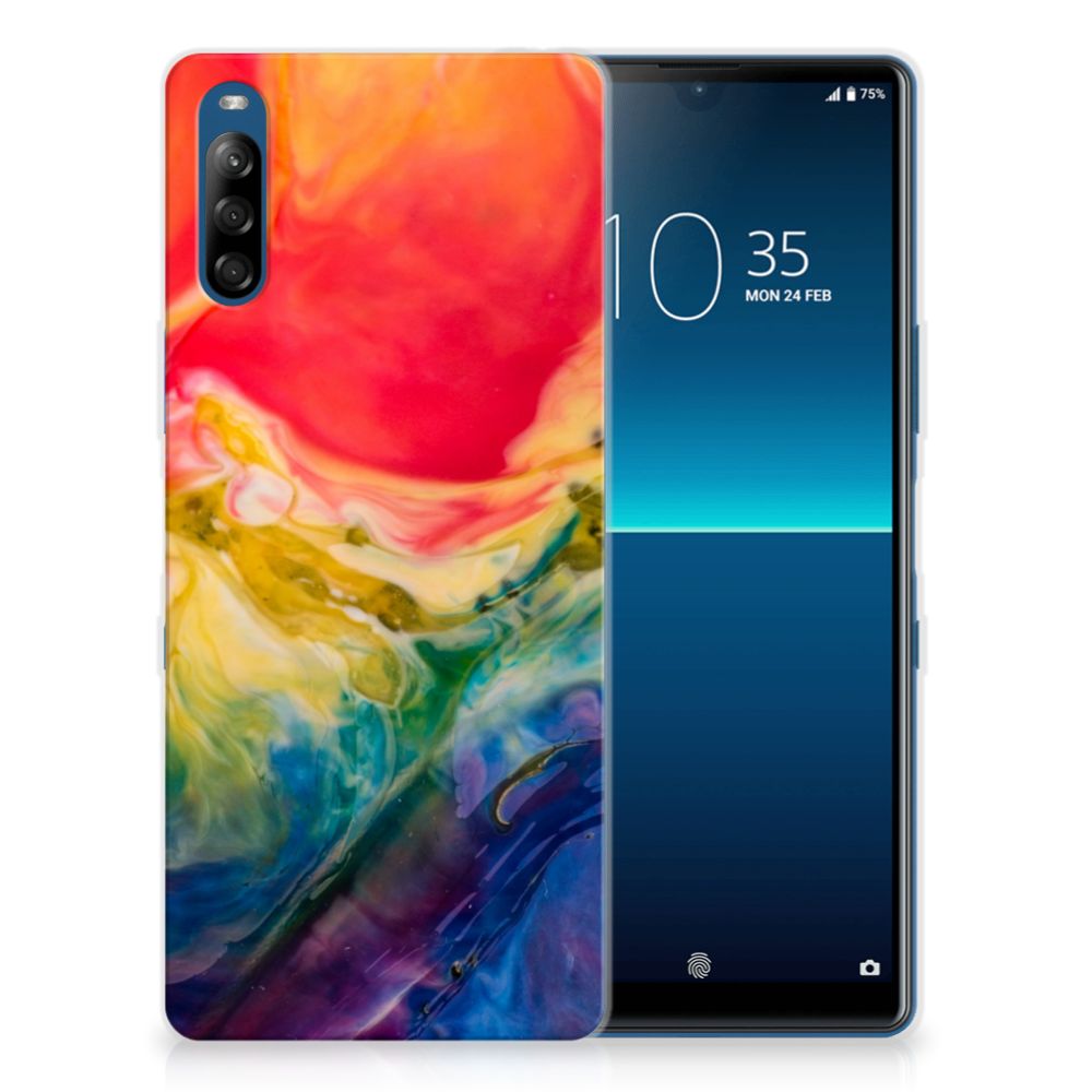 Hoesje maken Sony Xperia L4 Watercolor Dark