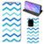 Samsung Galaxy S20 Ultra Hoesje met Magneet Zigzag Blauw - B2C Telecom