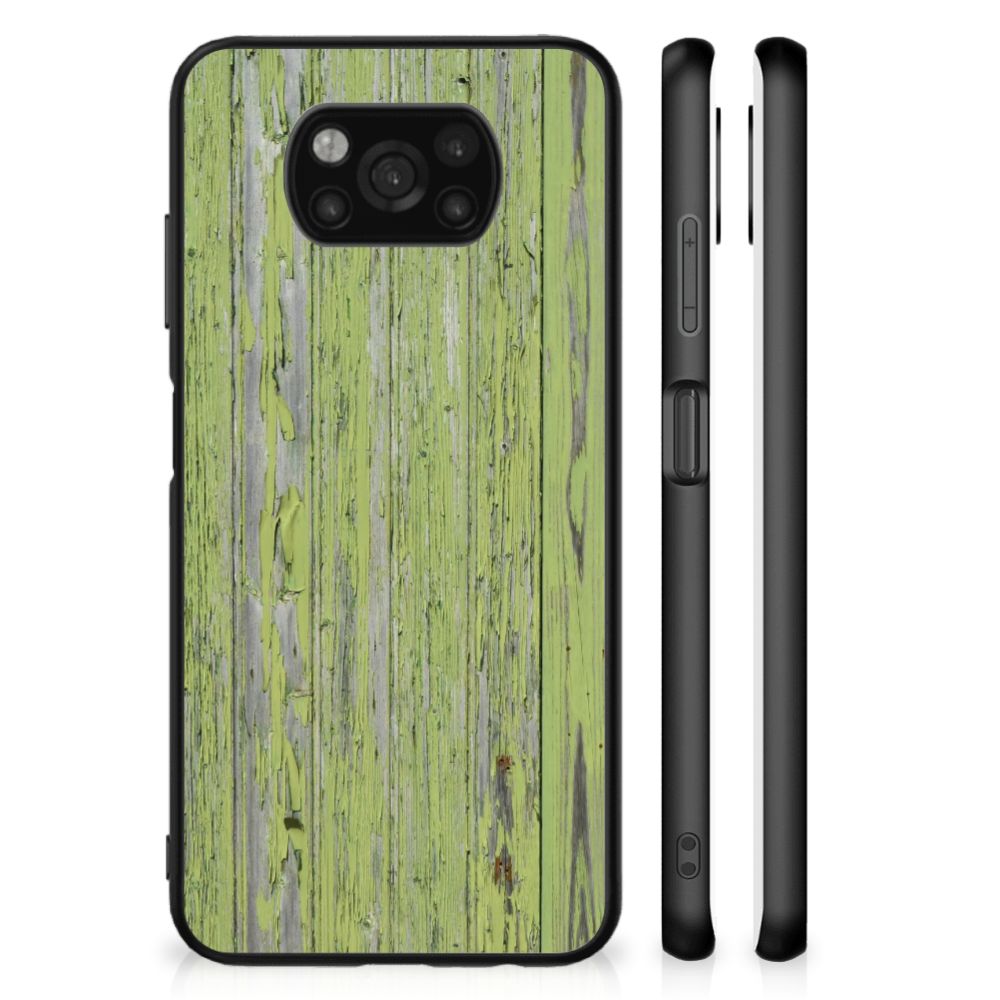 Xiaomi Poco X3 | X3 Pro Houten Print Telefoonhoesje Green Wood