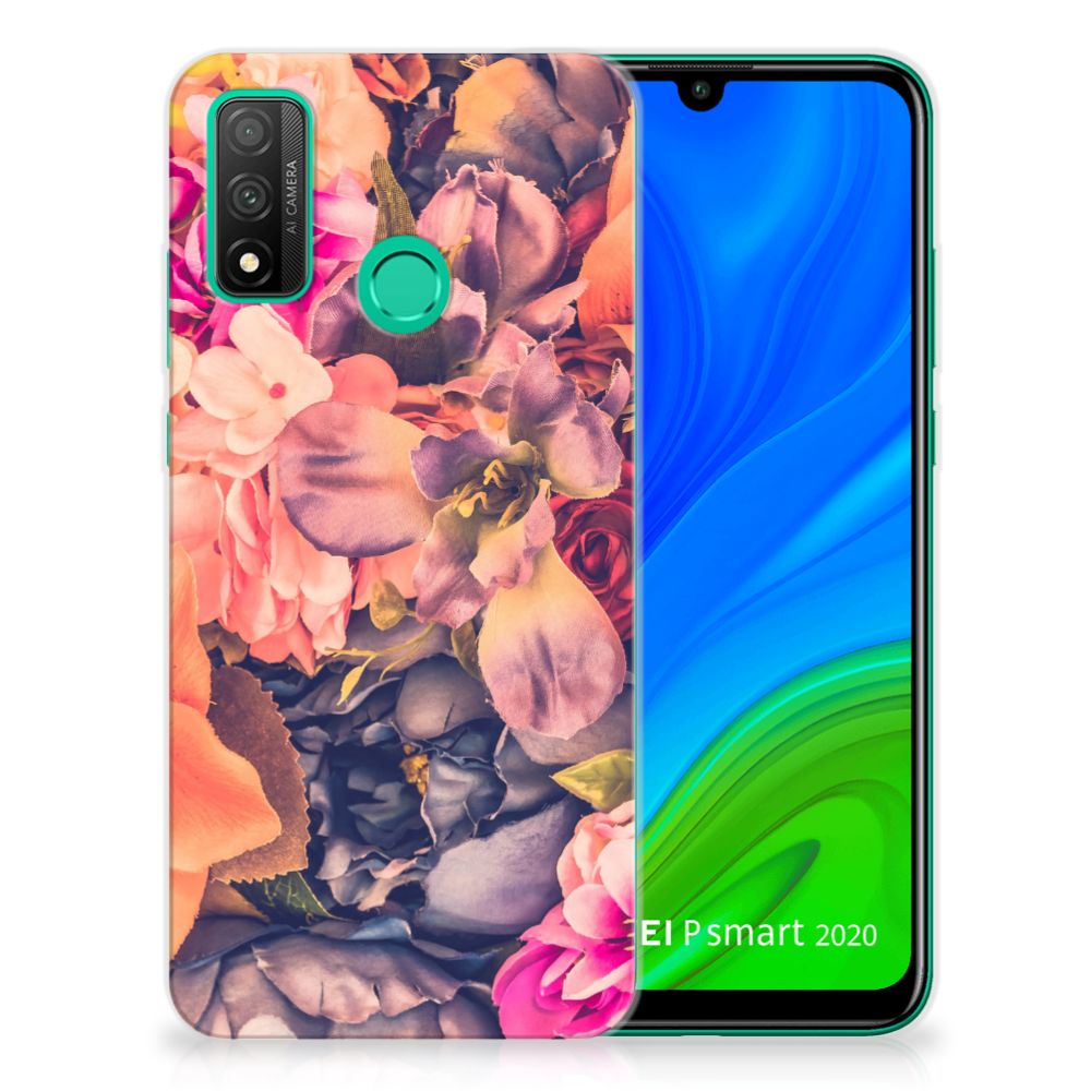 Huawei P Smart 2020 TPU Case Bosje Bloemen