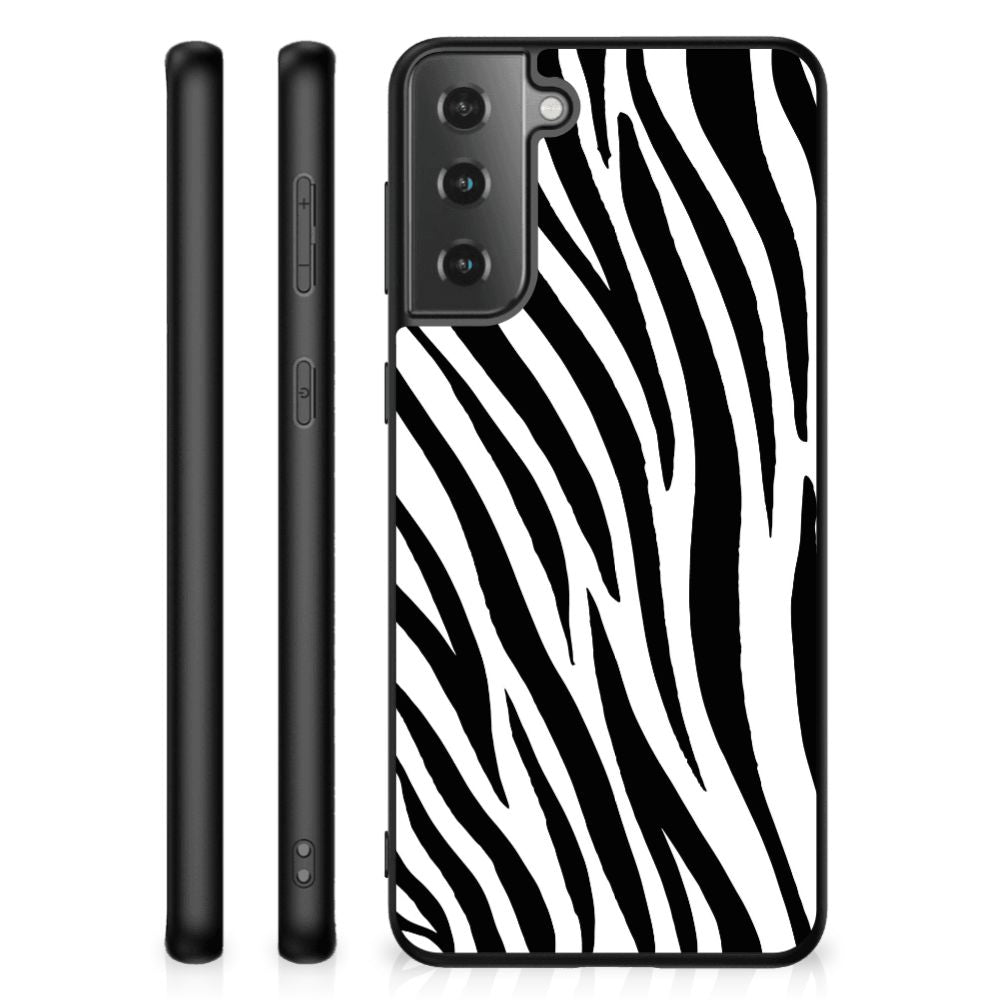 Samsung Galaxy S21 Plus Dierenprint Telefoonhoesje Zebra B2C Telecom