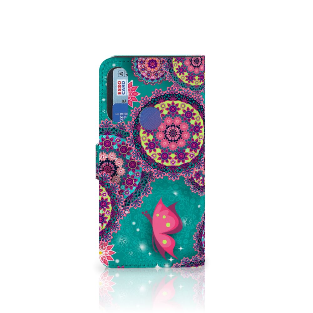 Alcatel 1S 2020 Hoesje Cirkels en Vlinders