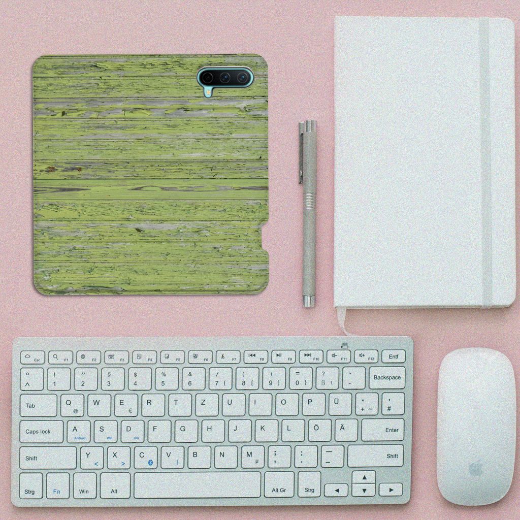 OnePlus Nord CE 5G Book Wallet Case Green Wood - B2C Telecom