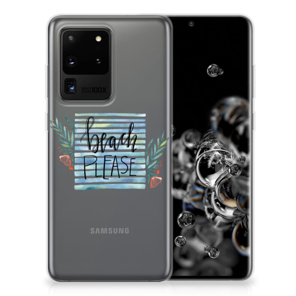 Samsung Galaxy S20 Ultra Telefoonhoesje met Naam Boho Beach B2C Telecom