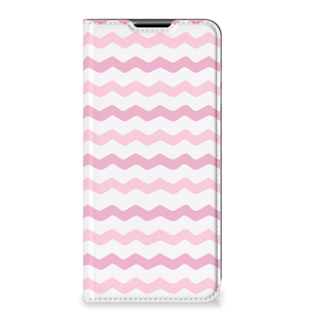 Samsung Galaxy A32 5G Hoesje met Magneet Waves Roze - B2C Telecom
