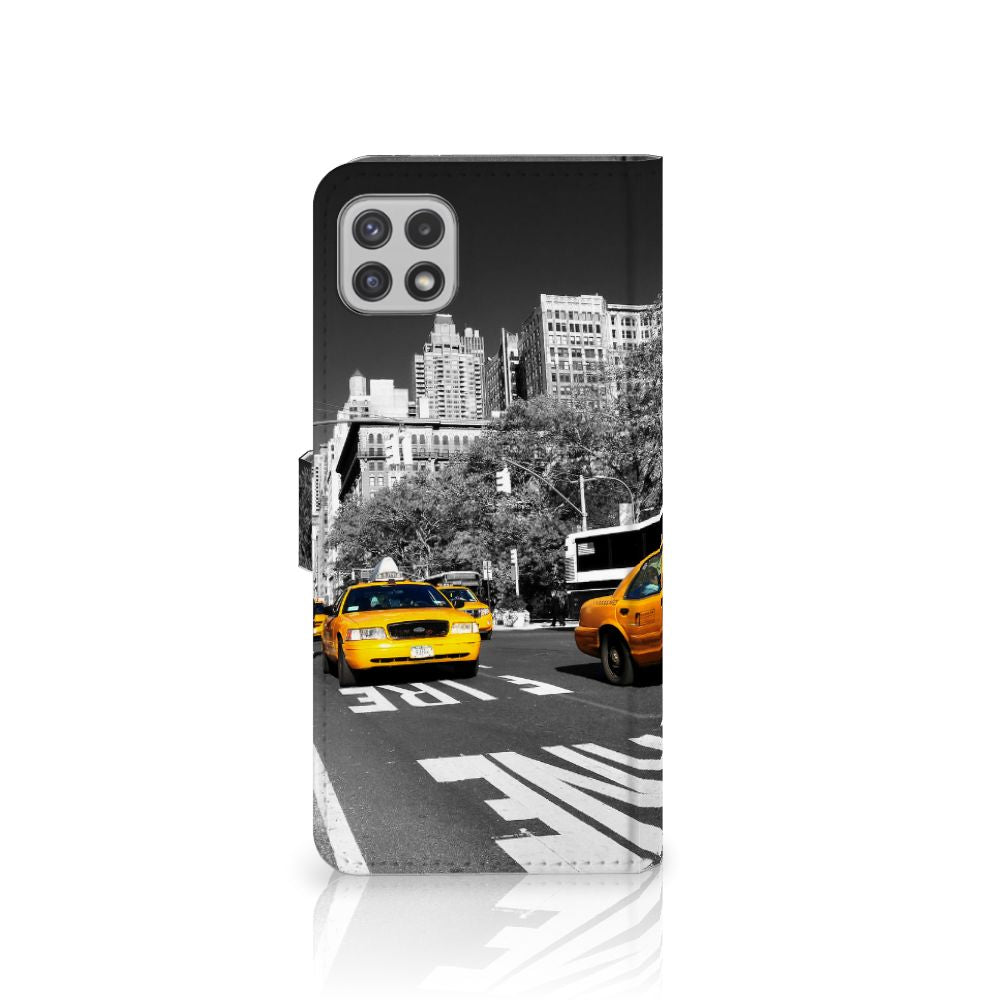 Samsung Galaxy A22 5G Flip Cover New York Taxi