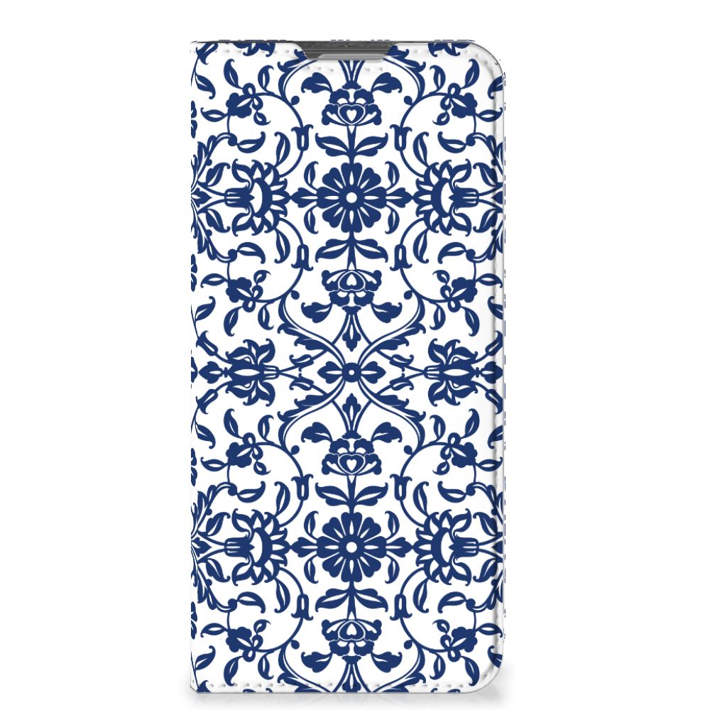 OPPO Reno8 Lite Smart Cover Flower Blue - B2C Telecom