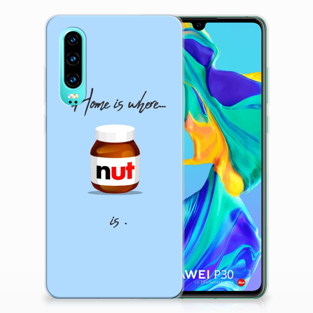 Huawei P30 Siliconen Case Nut Home