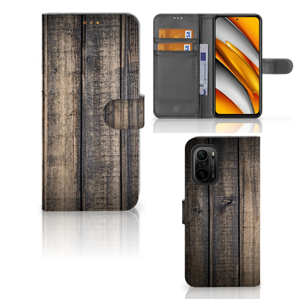 Poco F3 | Xiaomi Mi 11i Book Style Case Steigerhout