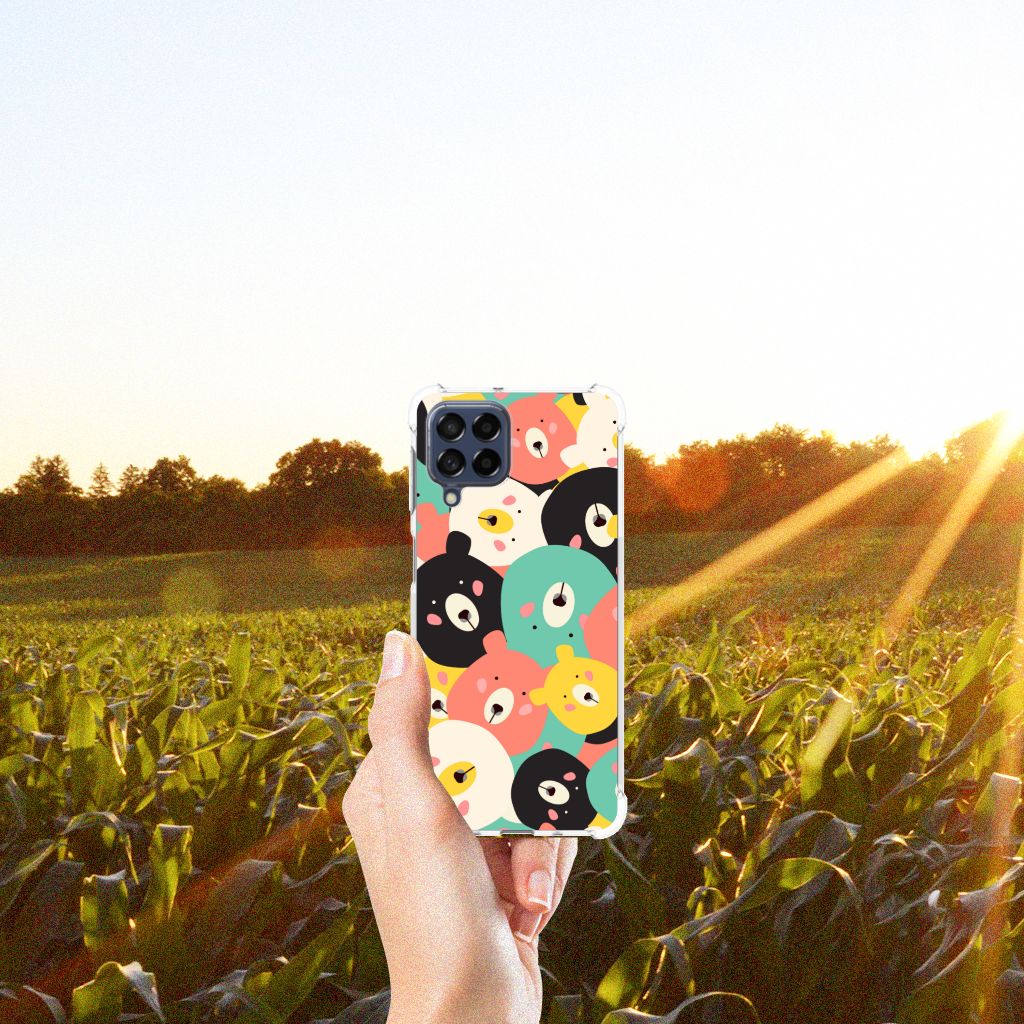 Samsung Galaxy M53 Stevig Bumper Hoesje Bears B2C Telecom